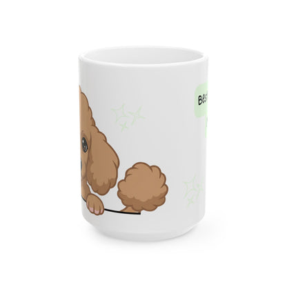 Poodle Peek-a-Boo Mug | Best Poodle Mama Gift