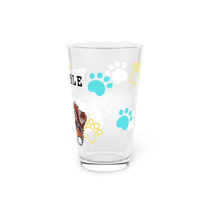 Aussie Tiny Trouble Pint Glass