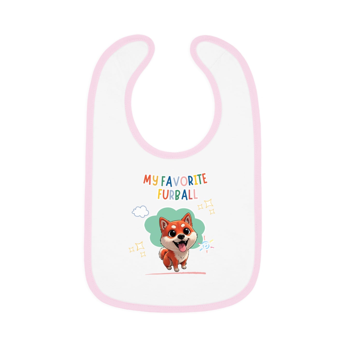 Shiba Favorite Furball Baby Bib