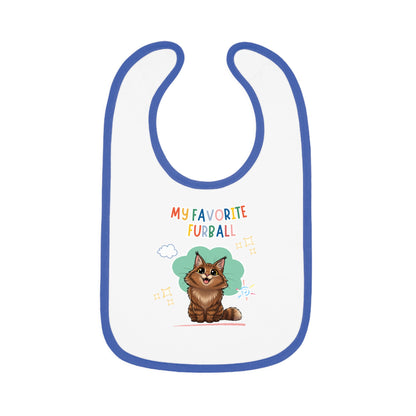 Norwegian Forest Favorite Furball Baby Bib