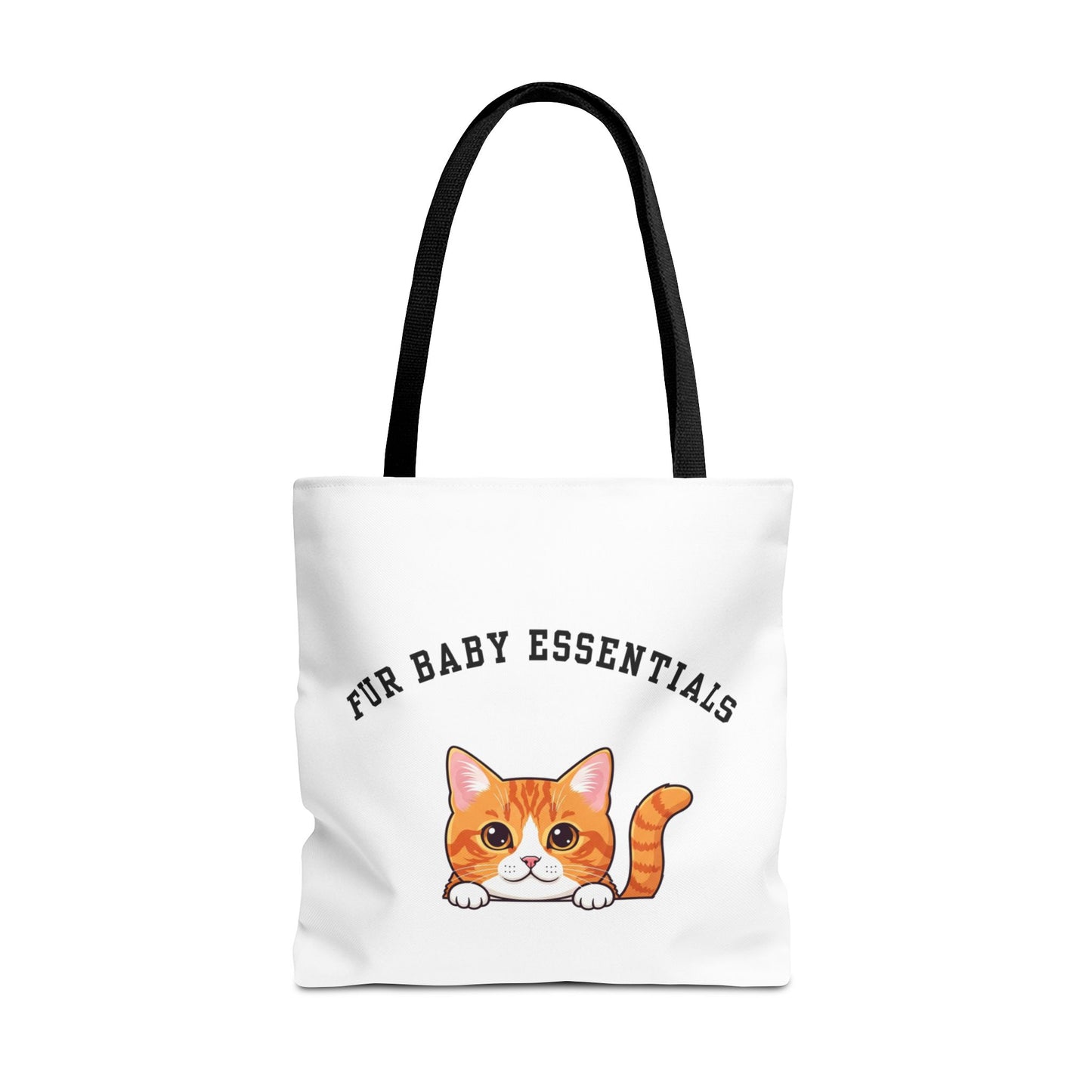 Short hair bi-color orange cat FurBaby Tote Bag