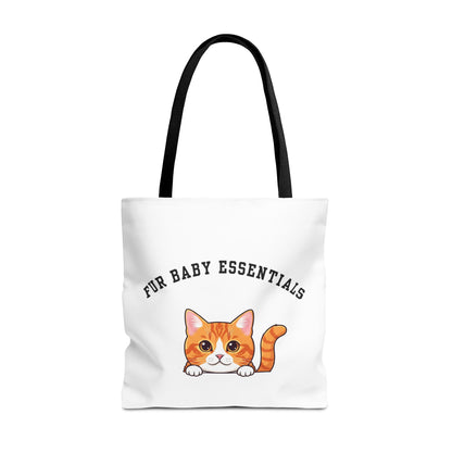 Short hair bi-color orange cat FurBaby Tote Bag