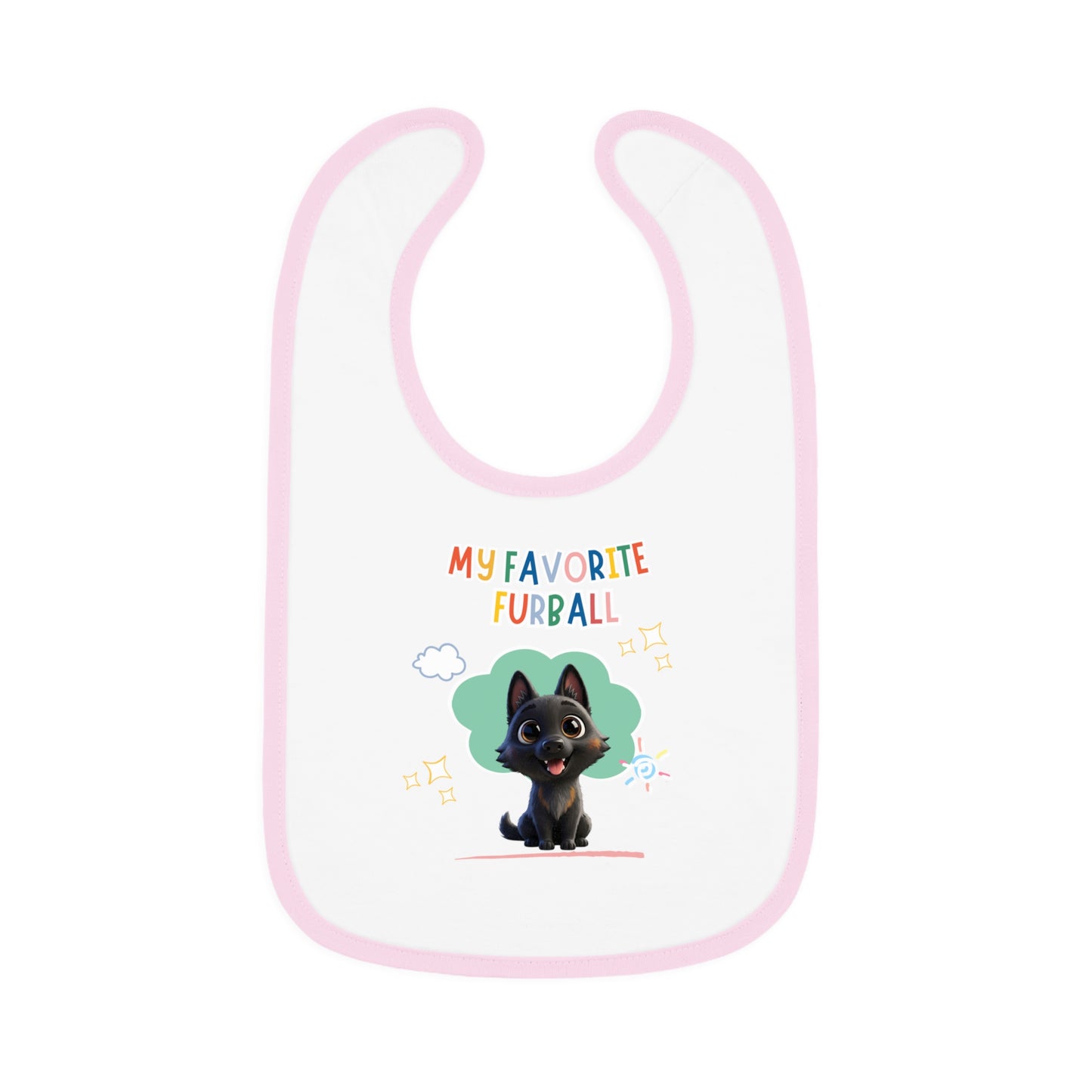 Malinois Favorite Furball Baby Bib