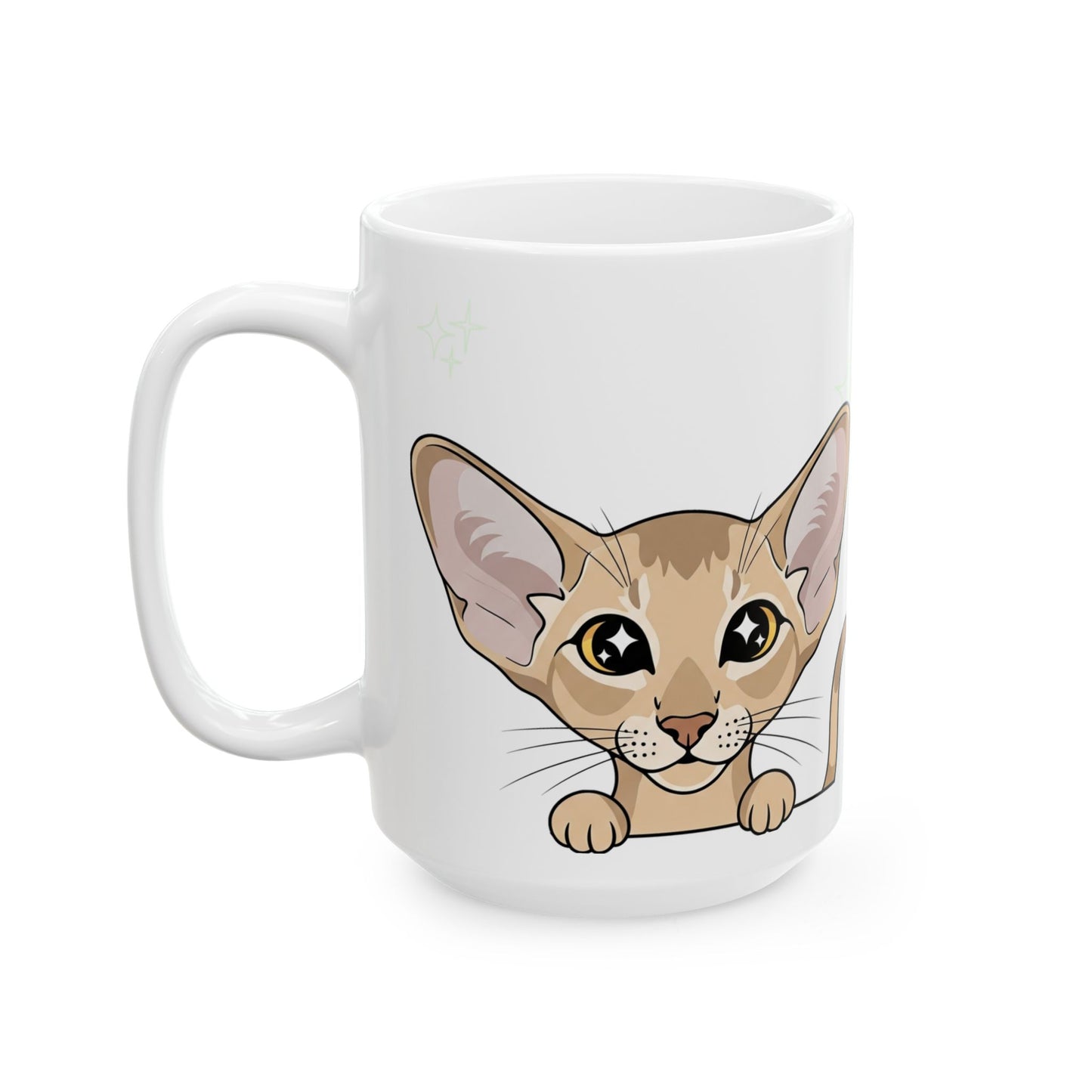 Oriental Shorthair Peek-a-Boo Mug | Best Oriental Shorthair Daddy Gift