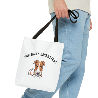 Borzoi FurBaby Tote Bag