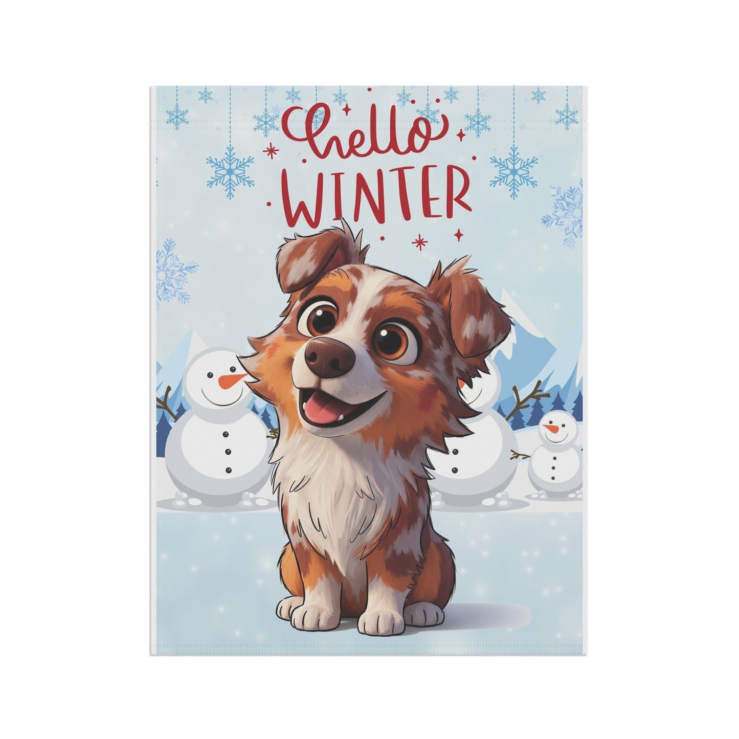 Aussie Hello Winter Garden Banner