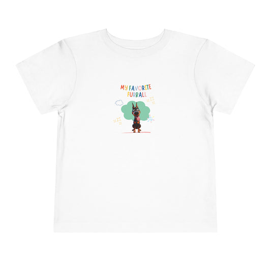 Doberman Favorite Furball Toddler Tee