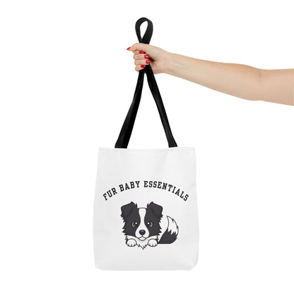 Border Collie FurBaby Tote Bag