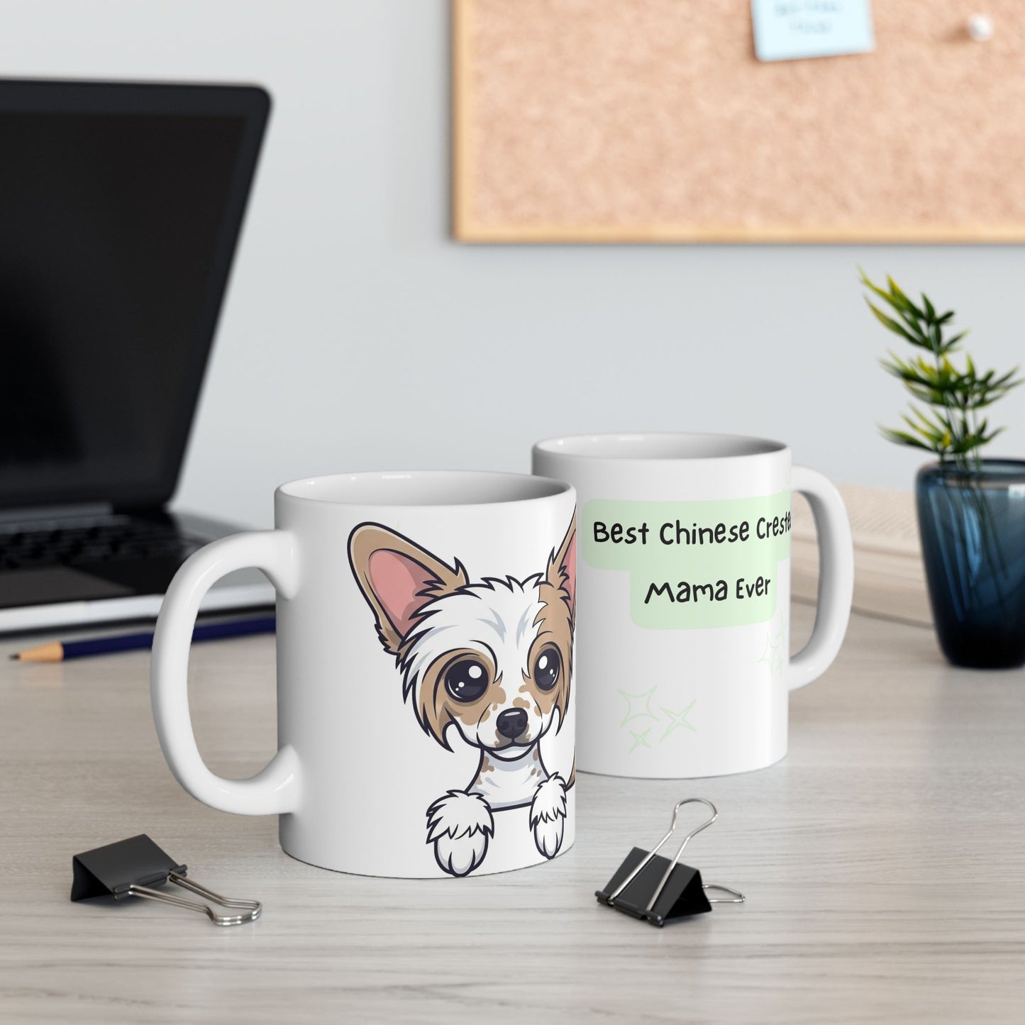 Chinese Crested Peek-a-Boo Mug | Best Chinese Crested Mama Gift