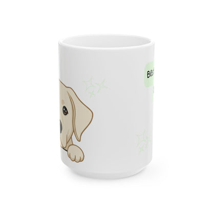 Lab Peek-a-Boo Mug | Best Labrador Retriever Daddy Gift
