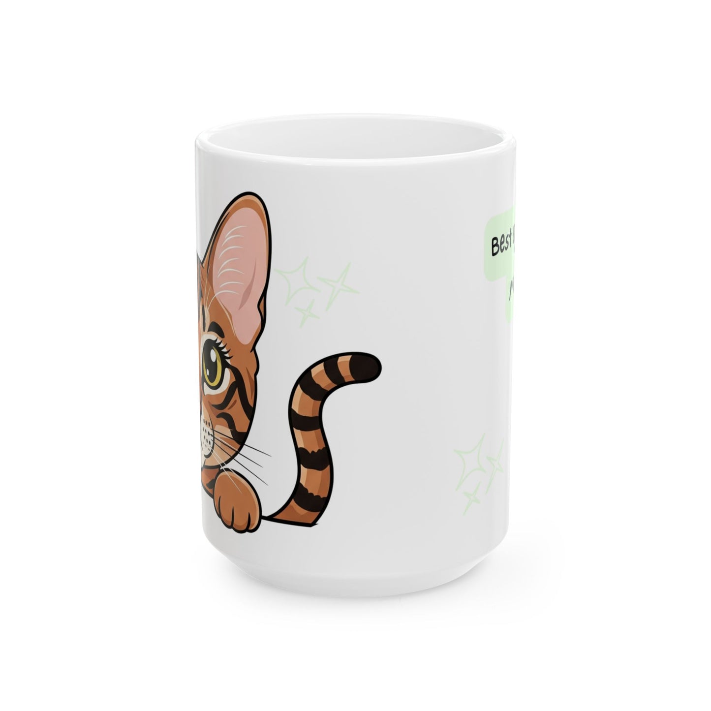 Egyptian Mau Peek-a-Boo Mug | Best Egyptian Mau Mama