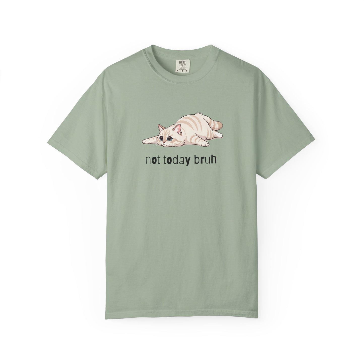 Long hair cream cat Not Today Bruh T-Shirt