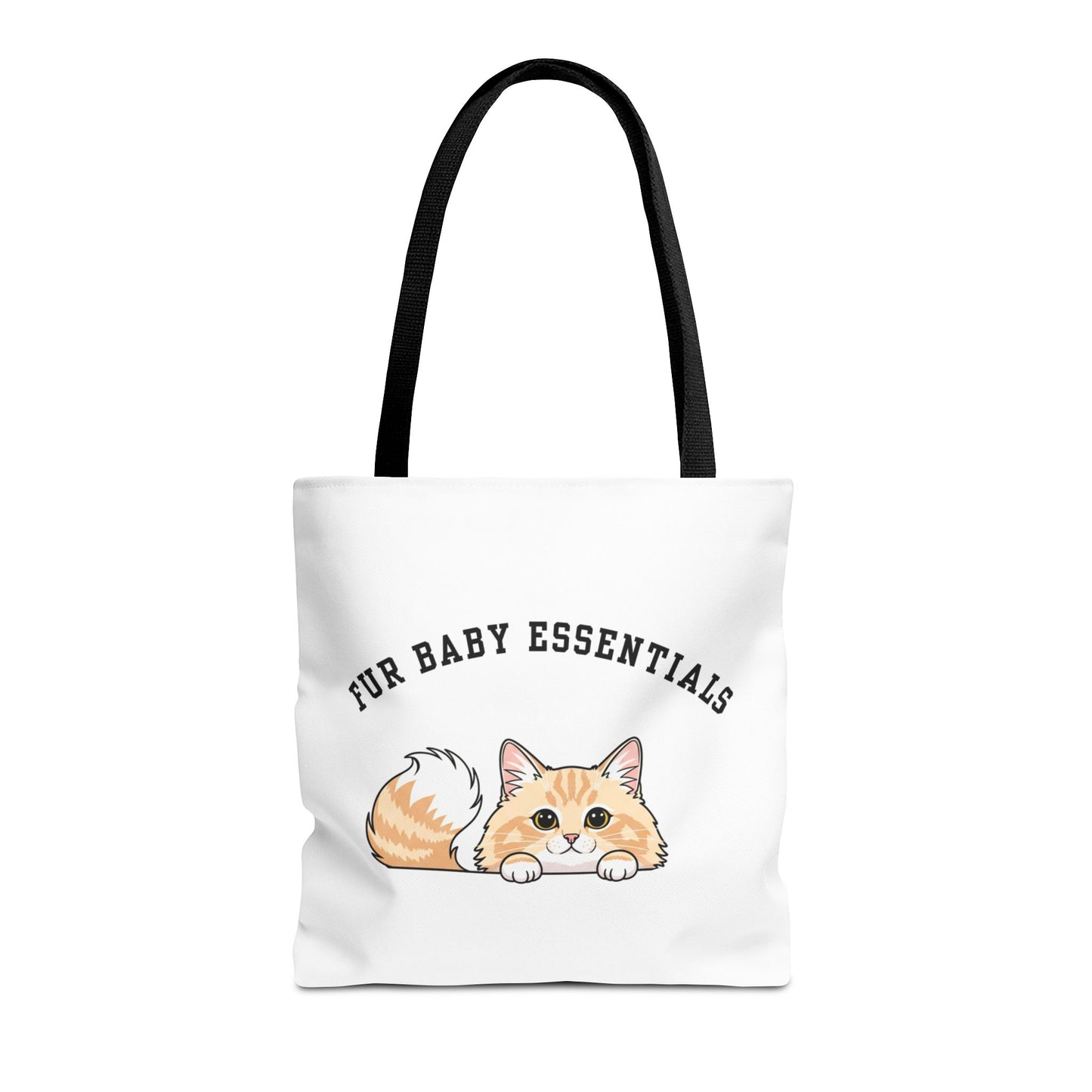 Long hair cream cat FurBaby Tote Bag