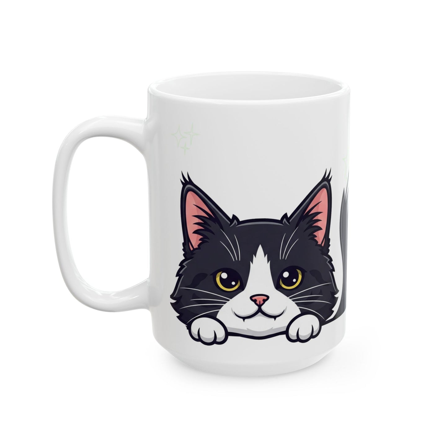Cat Peek-a-Boo Mug | Best Cat Daddy Gift