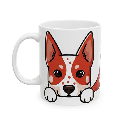 Australian Cattle Dog Peek-a-Boo Mug | Best Heeler Daddy Gift