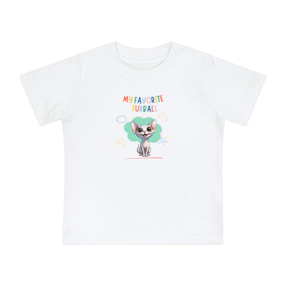 Sphynx Cat Favorite Furball Baby Tee