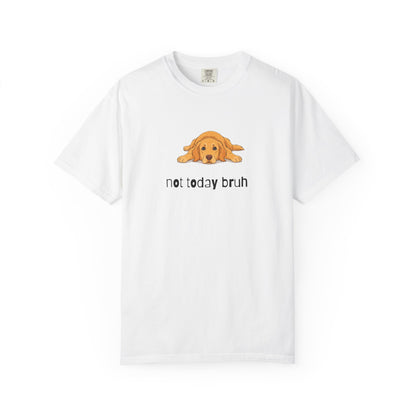 Golden Retriever Not Today Bruh T-Shirt
