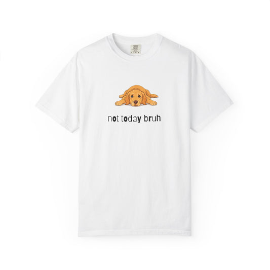 Golden Retriever Not Today Bruh T-Shirt