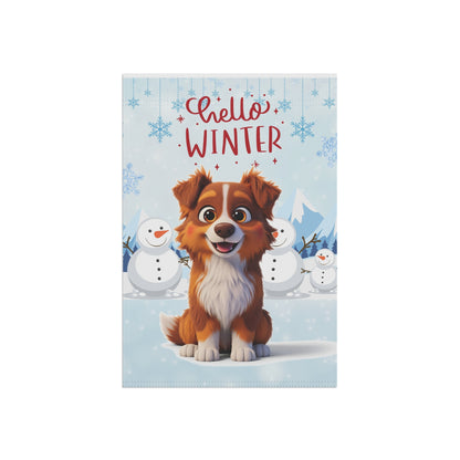 Aussie Hello Winter Garden Banner