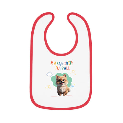 Pomeranian Favorite Furball Baby Bib