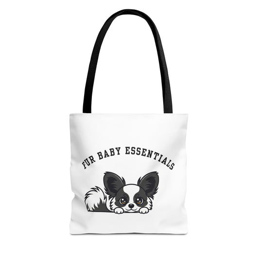 Papillon FurBaby Tote Bag