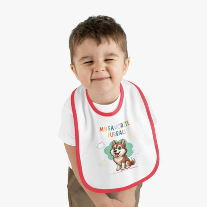 Husky Favorite Furball Baby Bib