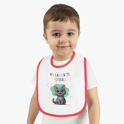 Selkirk Rex Favorite Furball Baby Bib