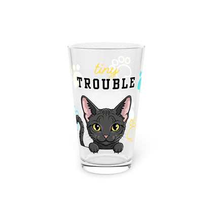 LaPerm Tiny Trouble Pint Glass