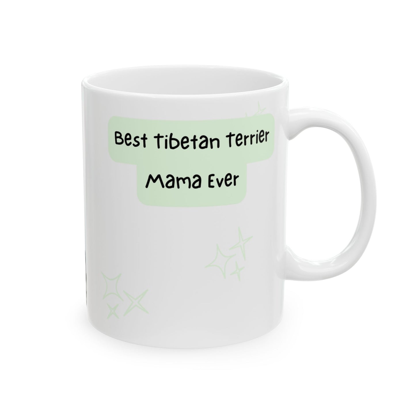 Tibetan Terrier Peek-a-Boo Mug | Best Tibetan Terrier Mama