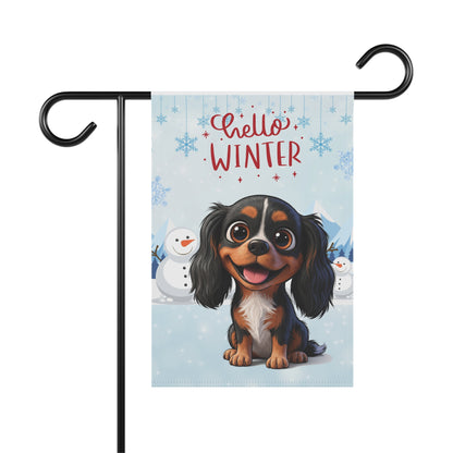 Cavalier Hello Winter Garden Banner