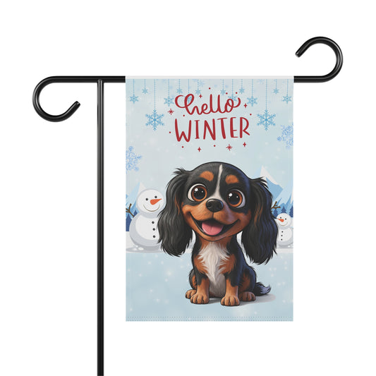 Cavalier Hello Winter Garden Banner