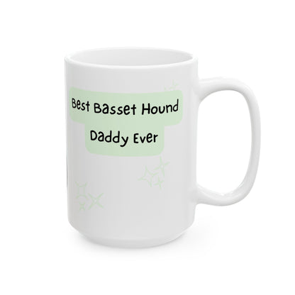 Bassethound Peek-a-Boo Mug | Best Bassethound Daddy