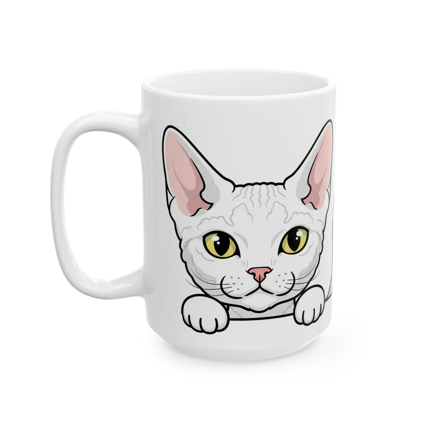 Devon Rex Peek-a-Boo Mug | Best Devon Rex Mama Gift
