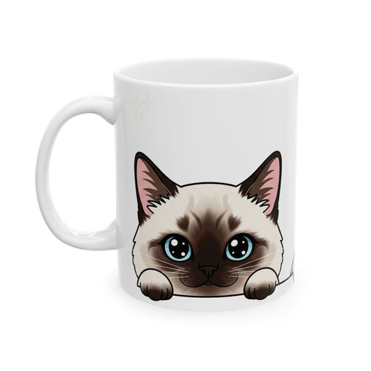 Siamese Peek-a-Boo Mug | Best Siamese Mama Gift
