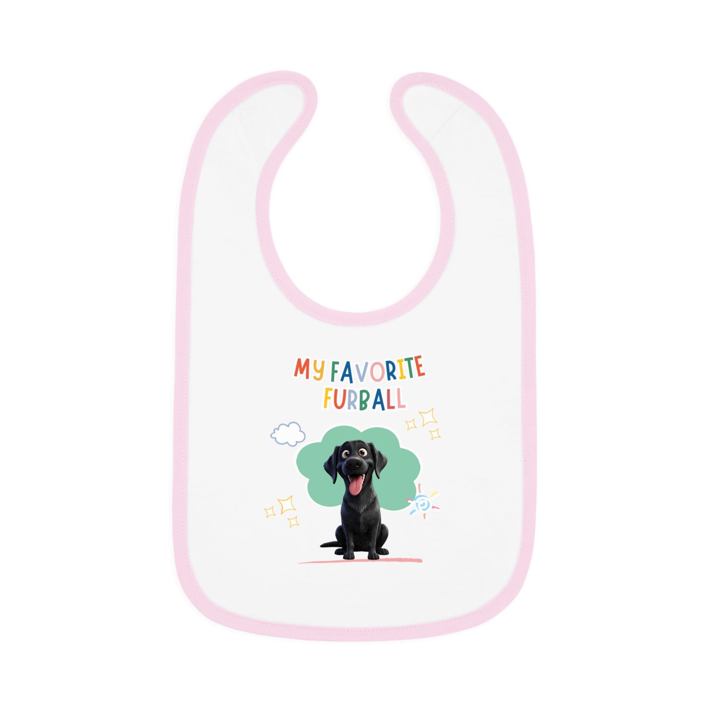 Labrador Favorite Furball Baby Bib