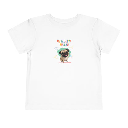 Pug Favorite Furball Toddler Tee
