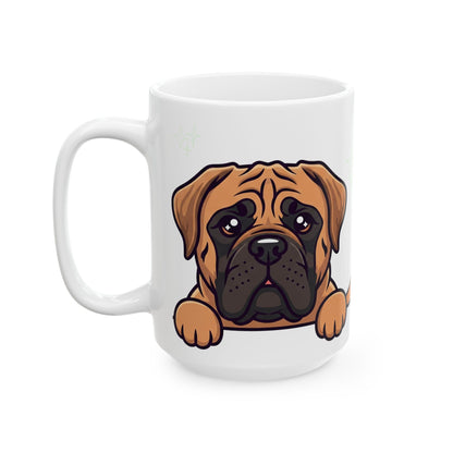 Mastiff Peek-a-Boo Mug | Best Mastiff Mama Gift