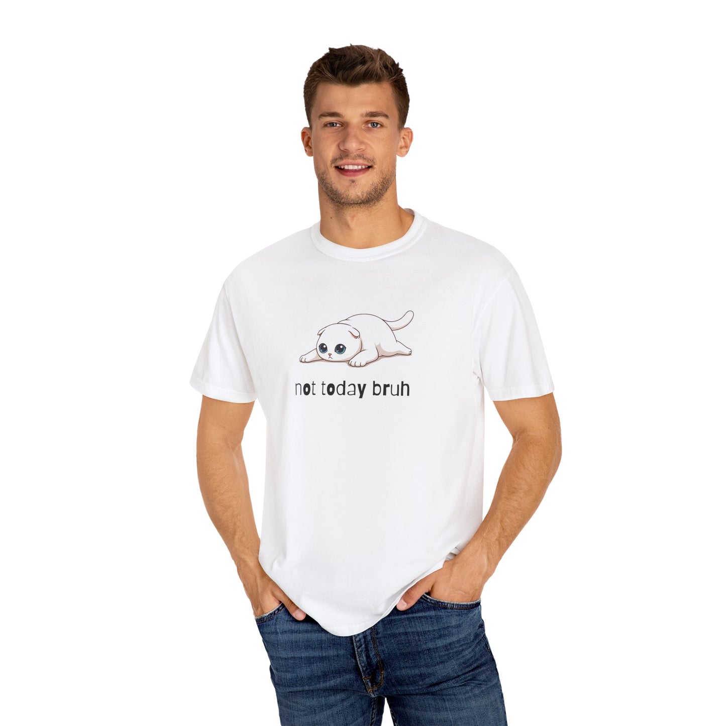 Scottish Fold Not Today Bruh T-Shirt