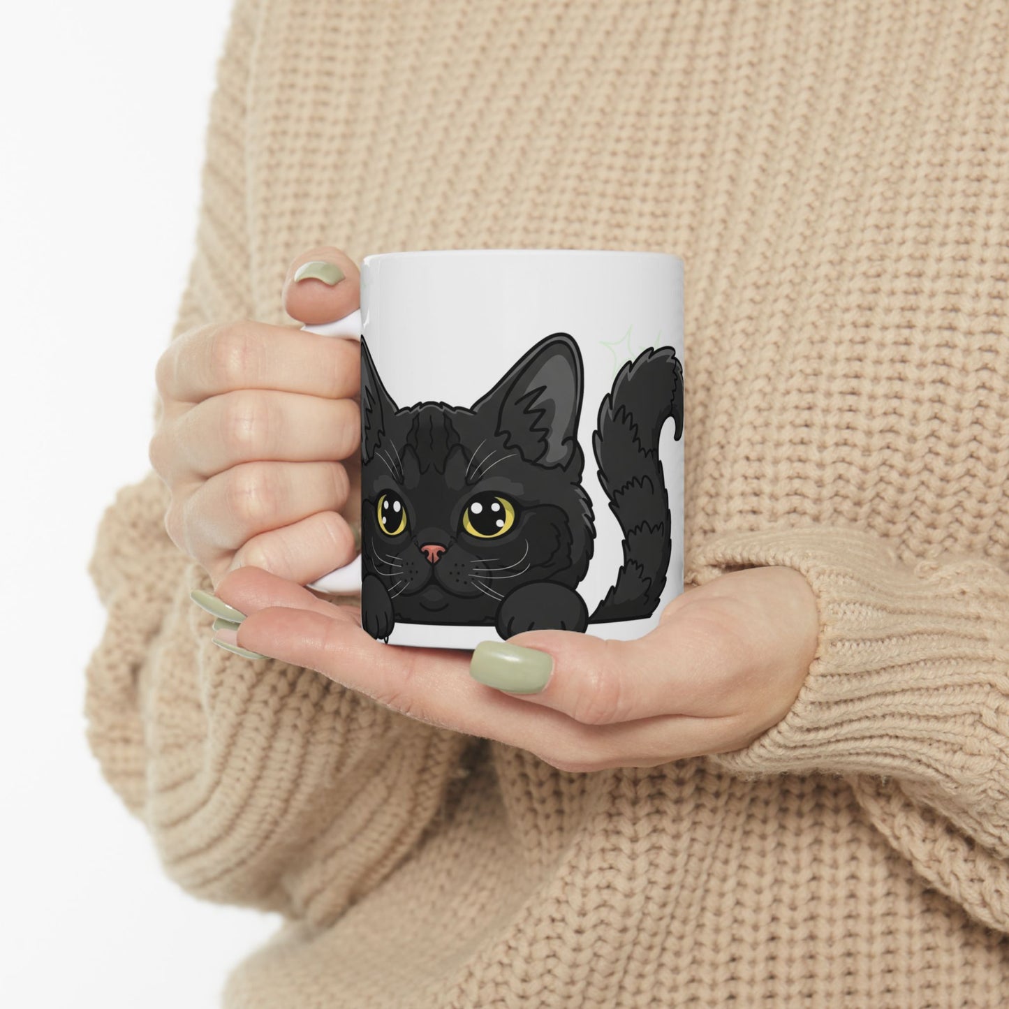 Selkirk Rex Peek-a-Boo Mug | Best Selkirk Rex Mama Gift