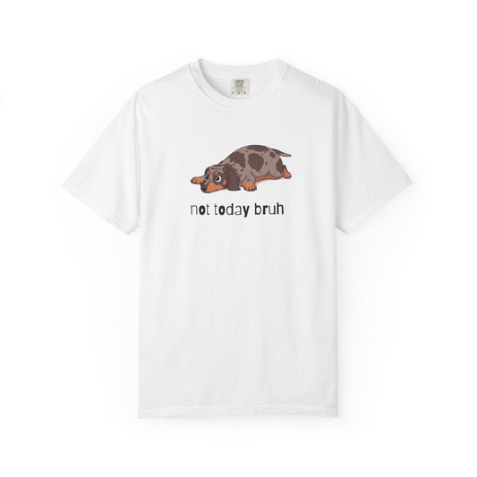 Dacshund Not Today Bruh T-Shirt