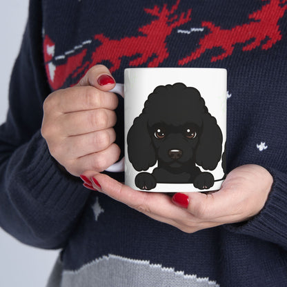 Poodle Peek-a-Boo Mug | Best Poodle Mama Gift