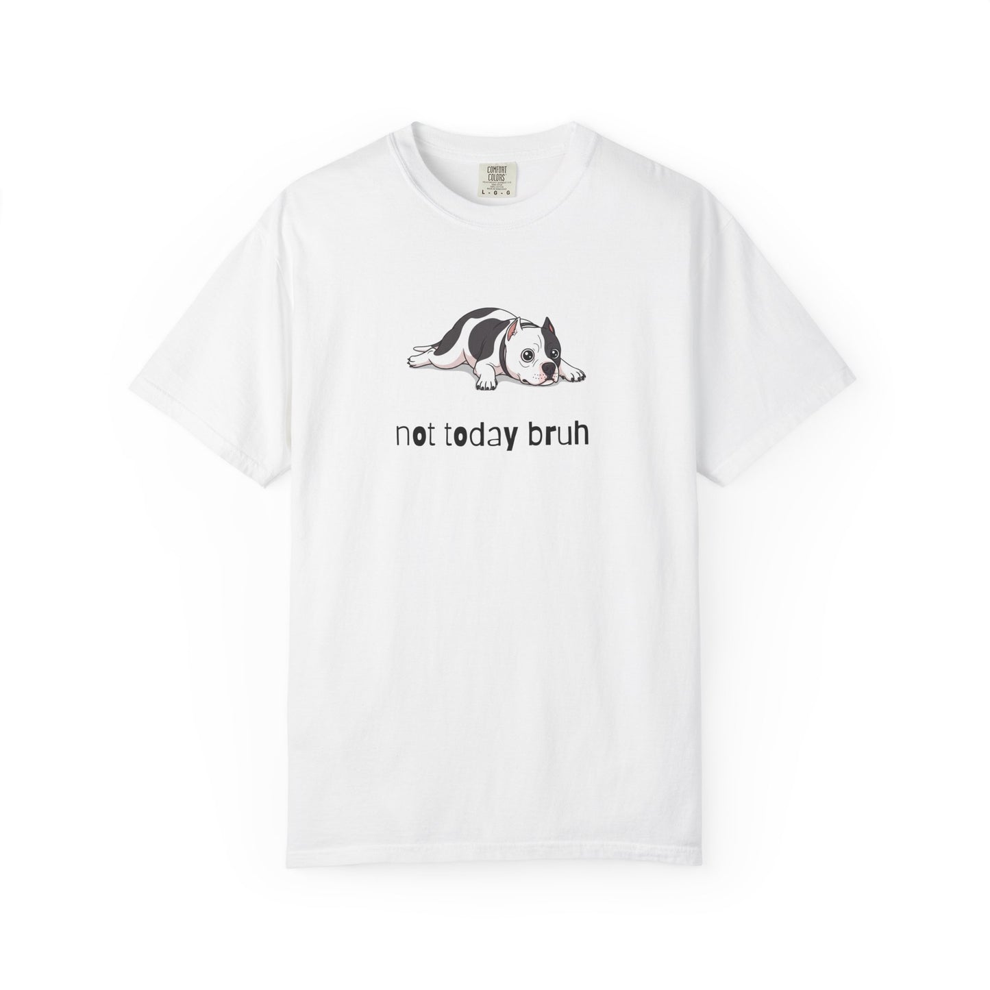 Pitbull Not Today Bruh T-Shirt