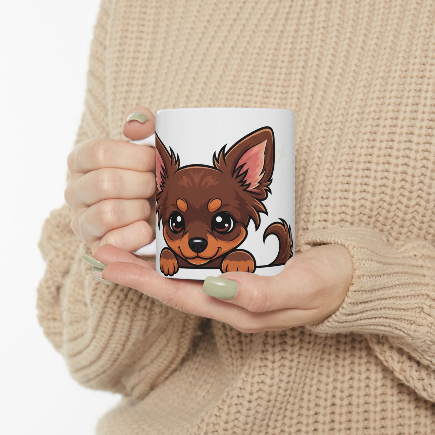 Chihuahua Peek-a-Boo Mug | Best Chihuahua Mama Gift