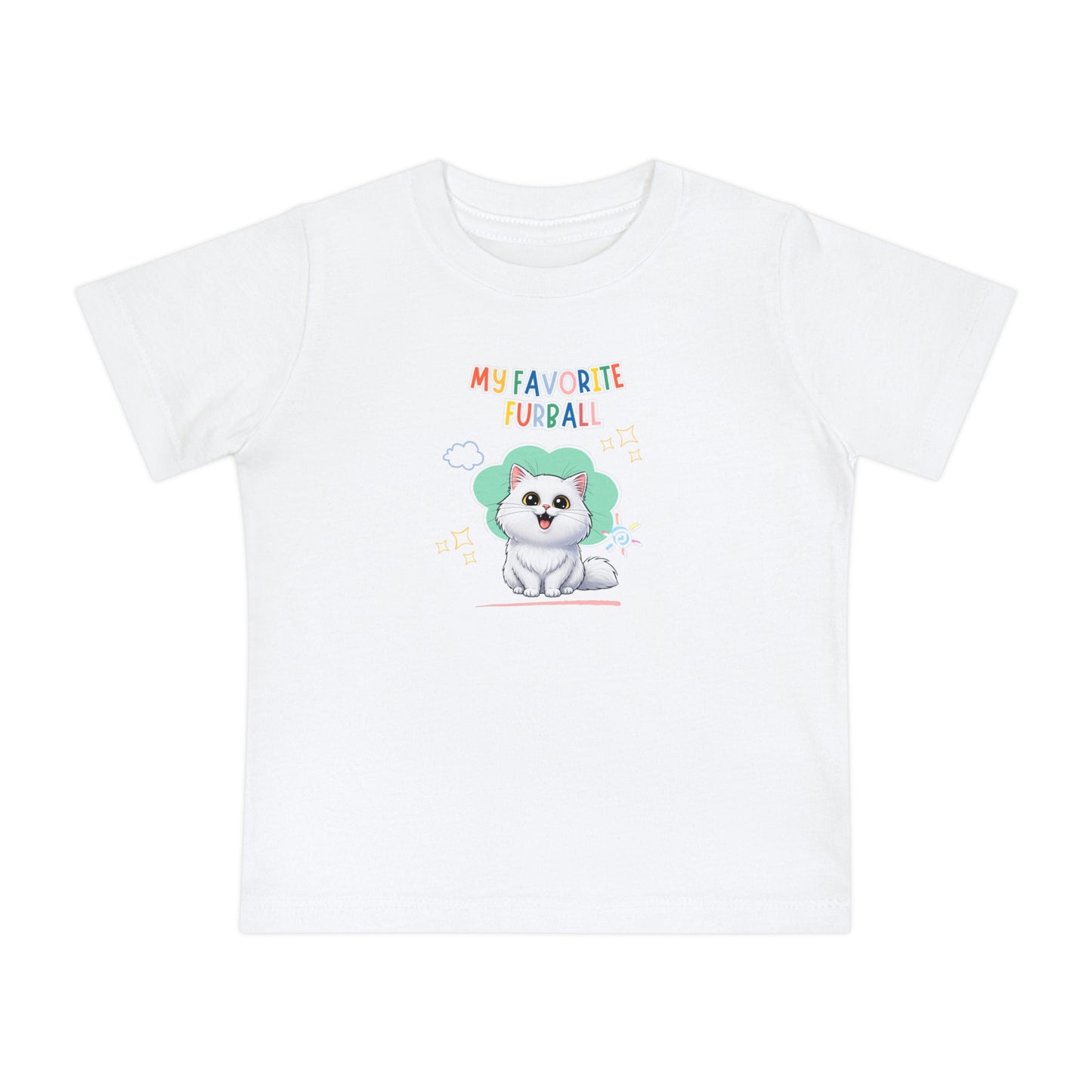 Persian Cat Favorite Furball Baby Tee