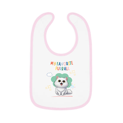 Persian Cat Favorite Furball Baby Bib