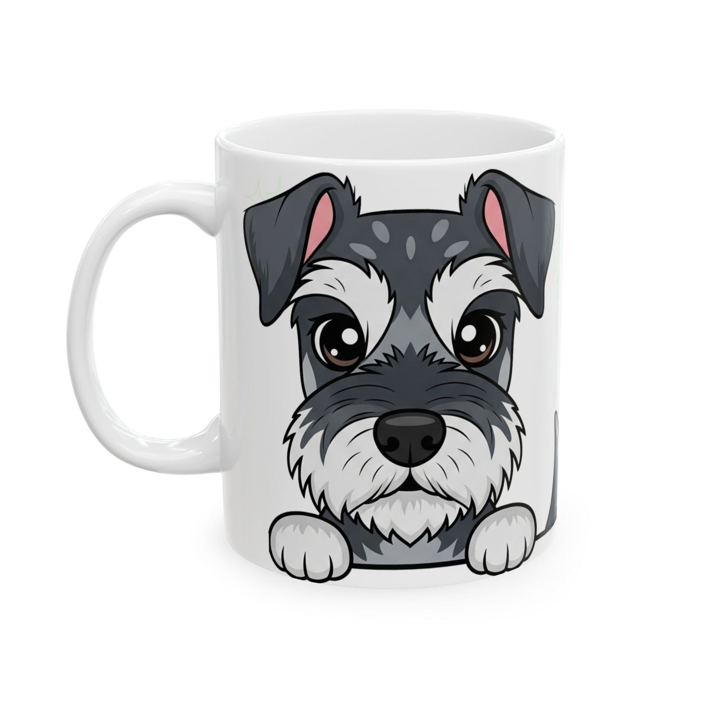 Mini Schnauzer Peek-a-Boo Mug | Best Schnauzer Mama Gift