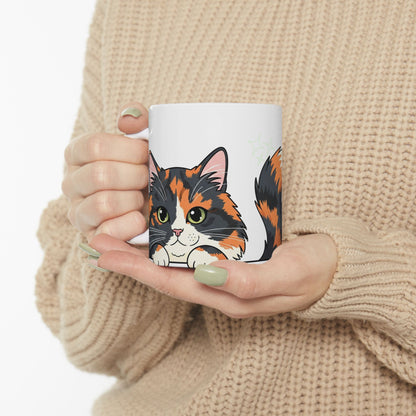 Cat Peek-a-Boo Mug | Best Cat Daddy Gift