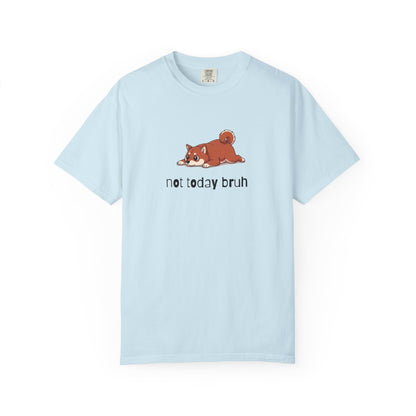 Shiba Not Today Bruh T-Shirt