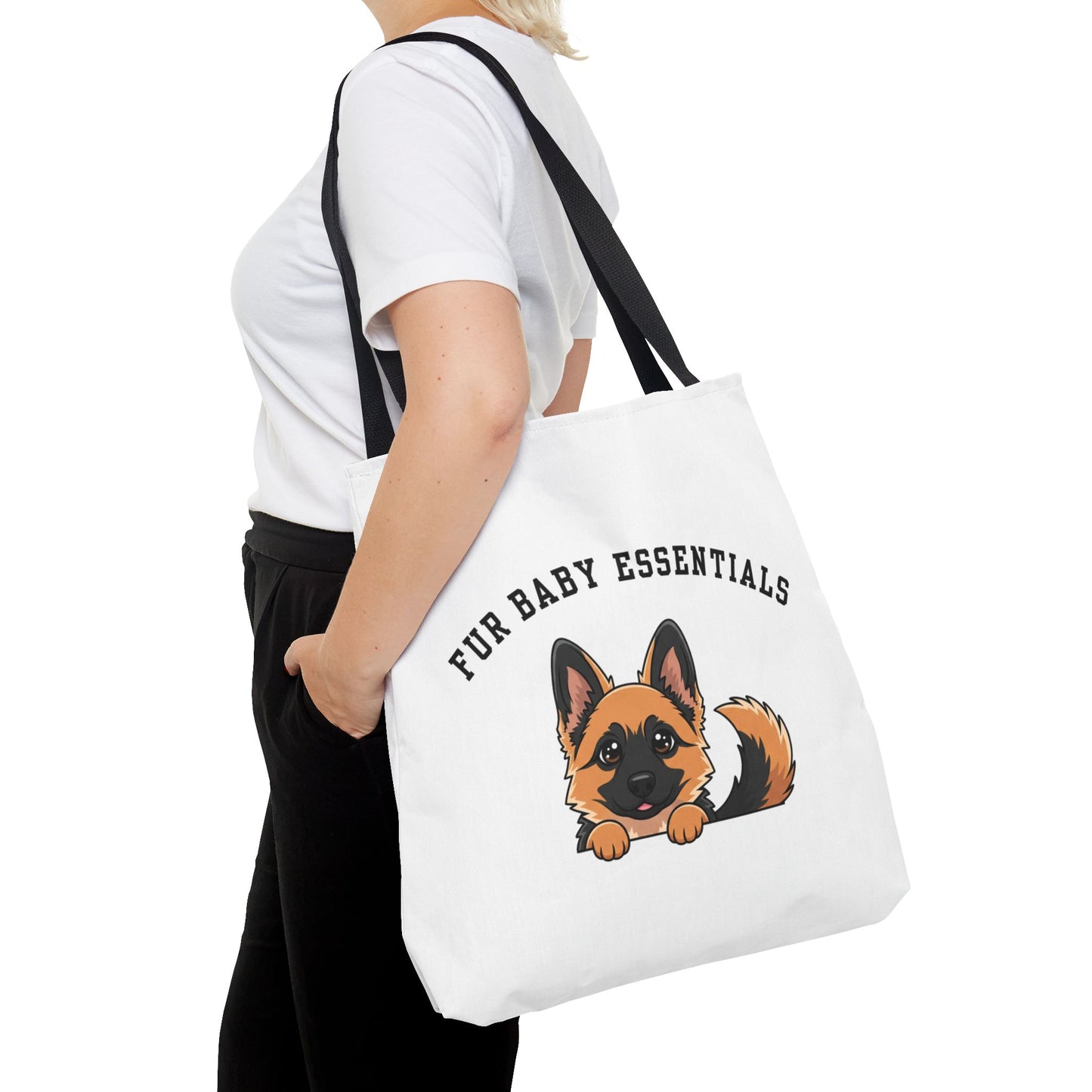 German Shepherd FurBaby Tote Bag