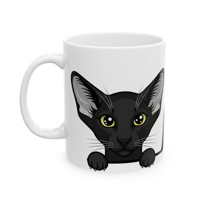 Oriental Shorthair Peek-a-Boo Mug | Best Oriental Shorthair Mama Gift